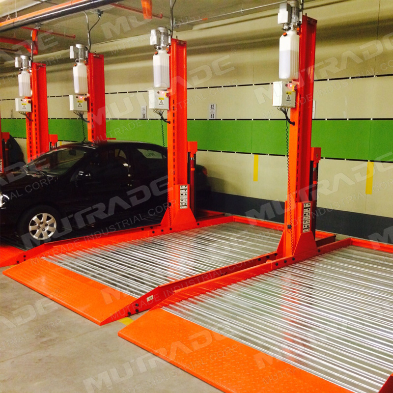 Two Layer Stacker Heavy Car 2 Post Car Parking Lift